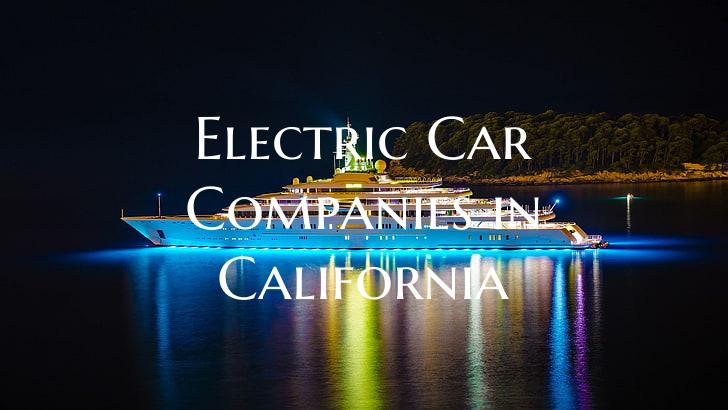 Electric Car Companies in Ca...